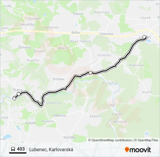 403 Bus Line Map