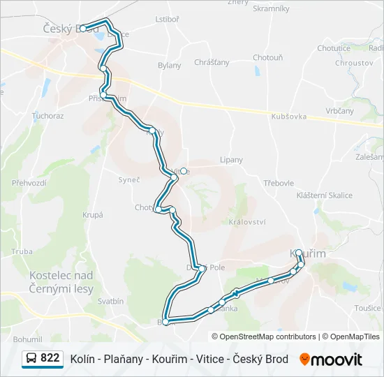 822  Line Map