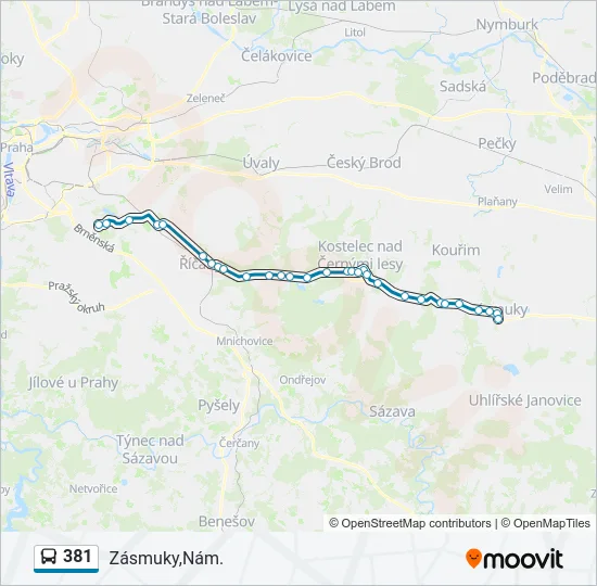 381  Line Map