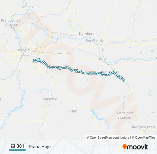 381  Line Map