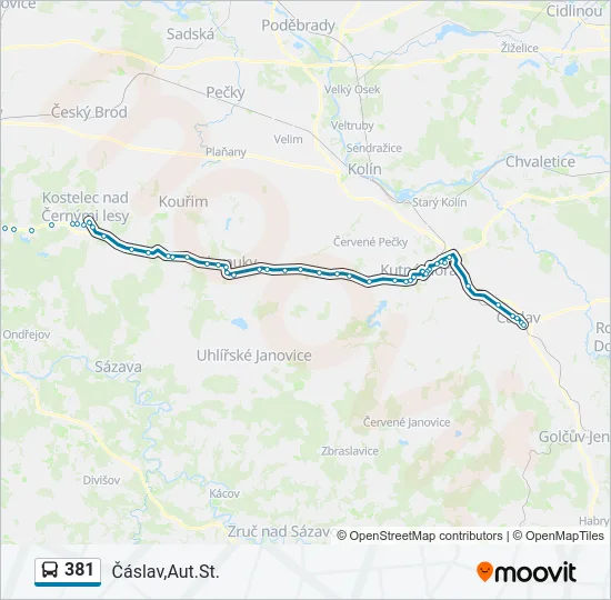 381  Line Map