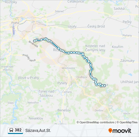  382: карта маршрута