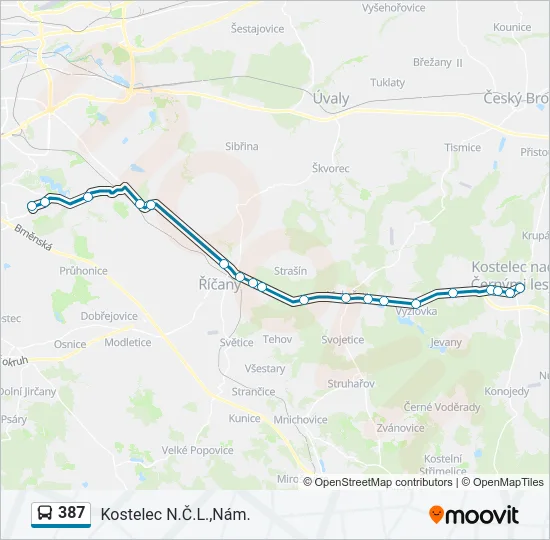 387  Line Map