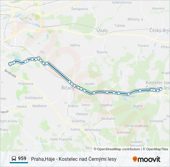 959  Line Map