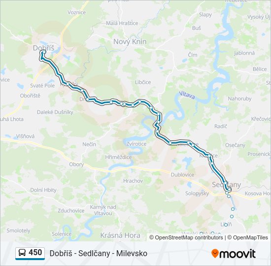  450: карта маршрута