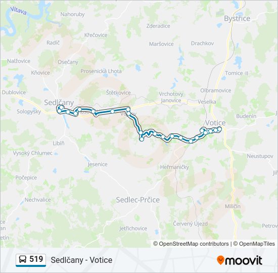  519: карта маршрута