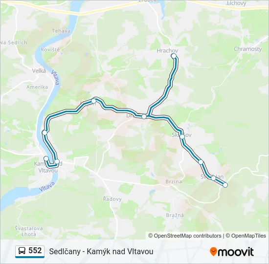 552  Line Map