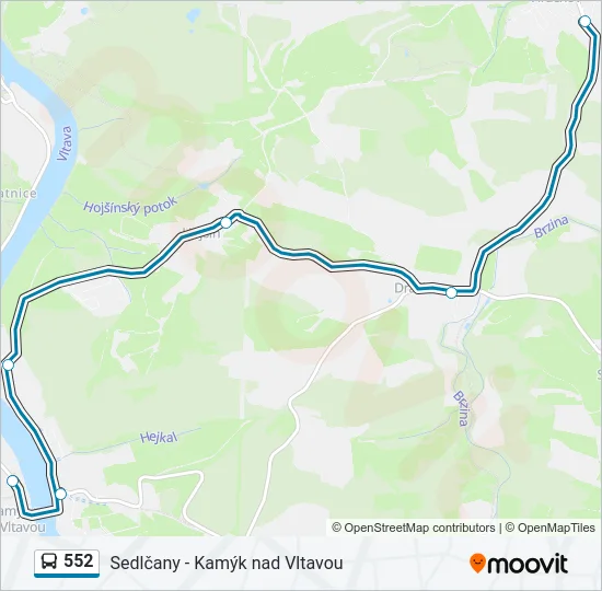 552  Line Map