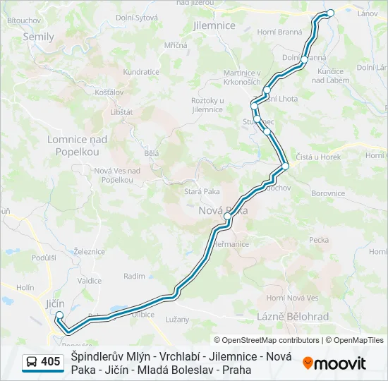  405: карта маршрута