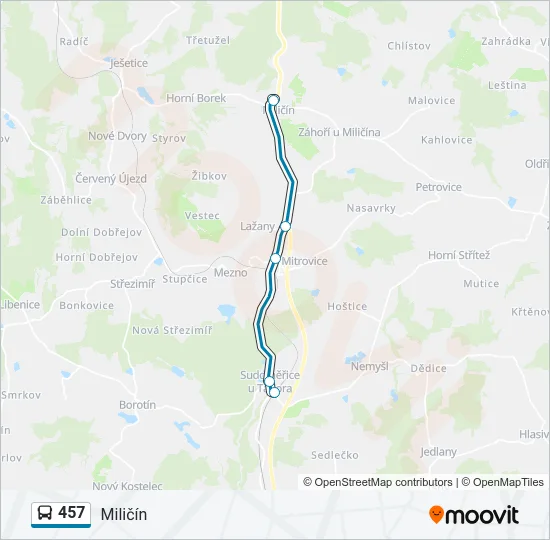457  Line Map