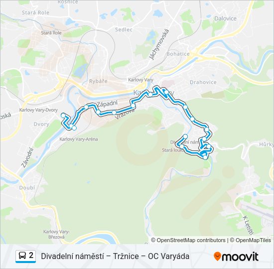 Автобус 2: карта маршрута