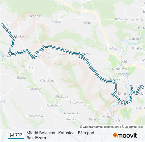 712  Line Map