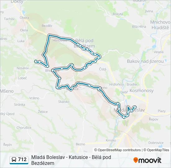712  Line Map