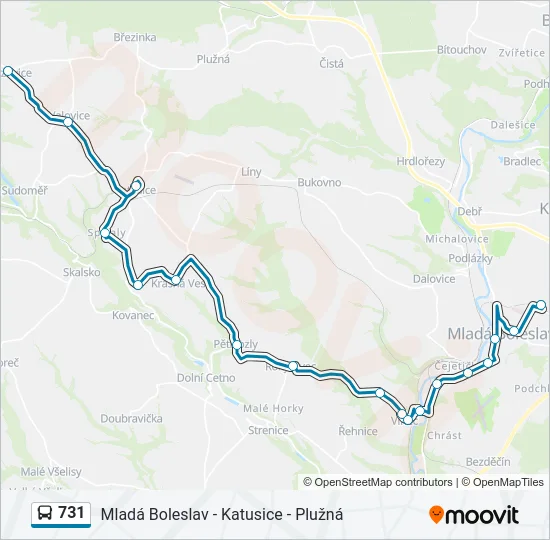 731  Line Map