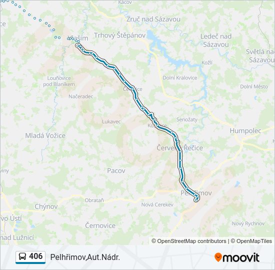  406: карта маршрута