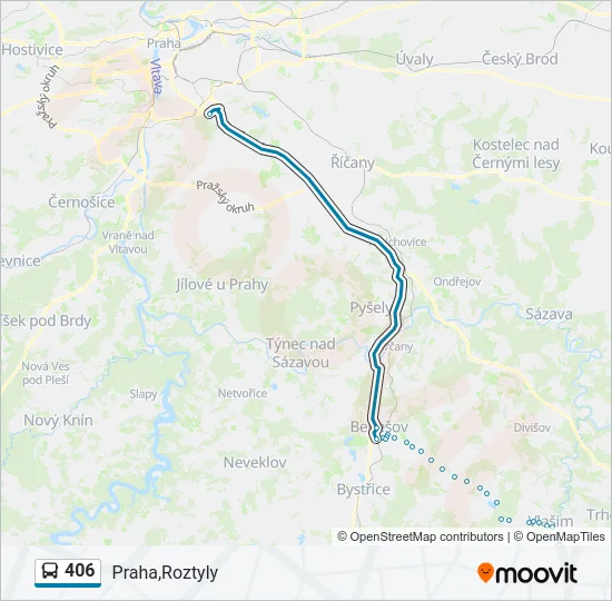 406  Line Map