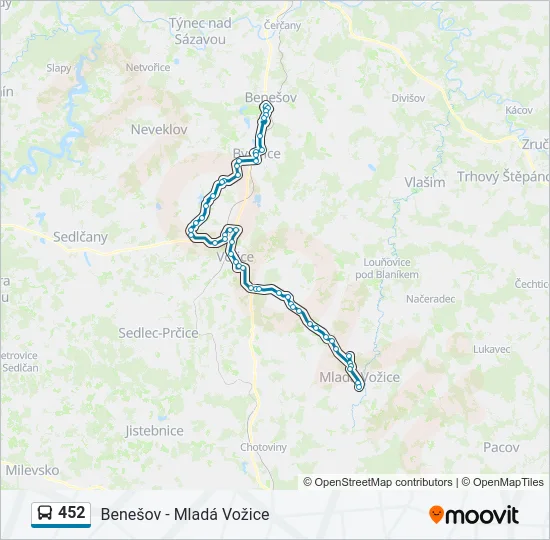 452  Line Map