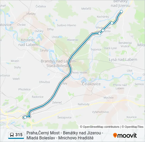 315  Line Map