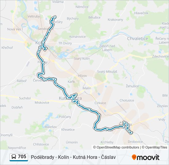  705: карта маршрута