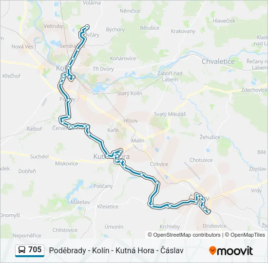 705  Line Map