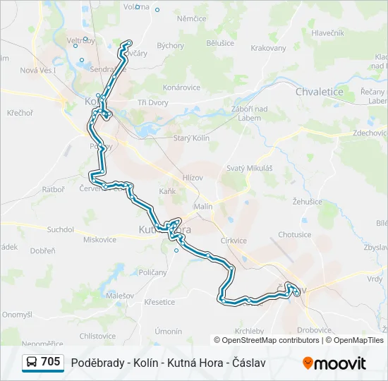 705  Line Map