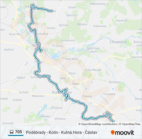  705: карта маршрута