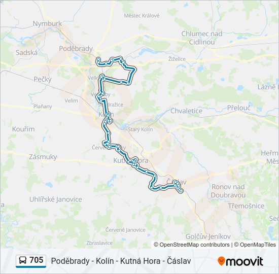  705: карта маршрута