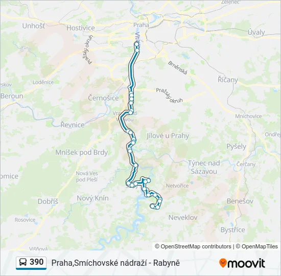  390: карта маршрута