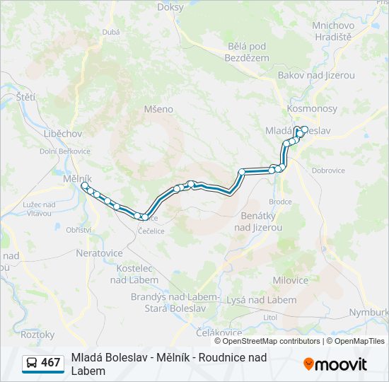  467: карта маршрута