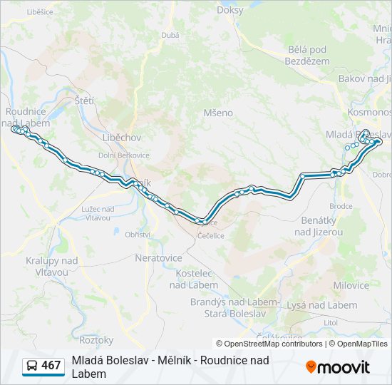  467: карта маршрута