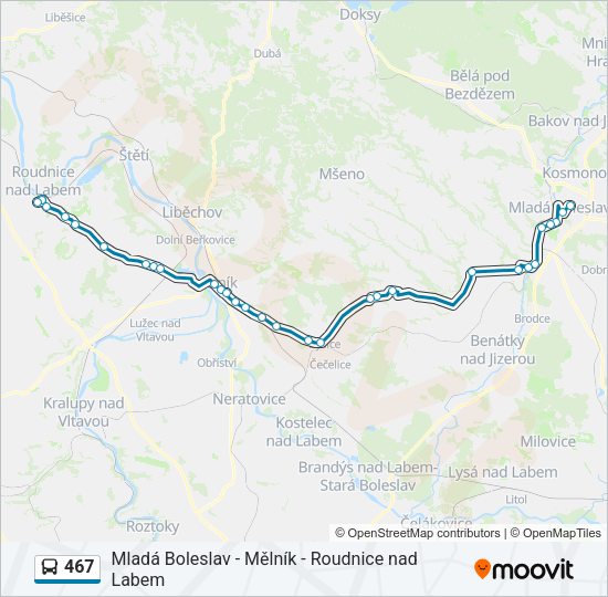  467: карта маршрута