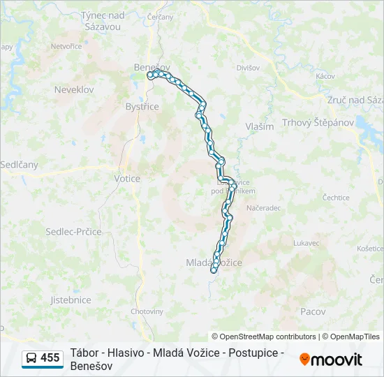 455  Line Map