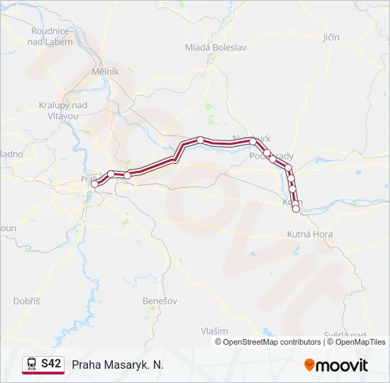 S42 Train Line Map