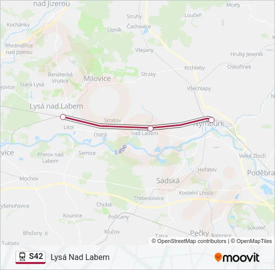 S42 Train Line Map