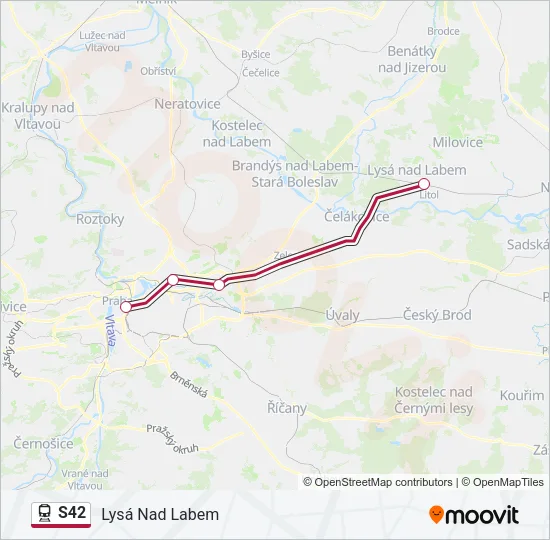 S42 Train Line Map
