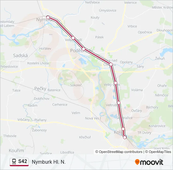 S42 Train Line Map