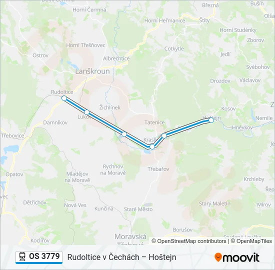 OS 3779 Train Line Map