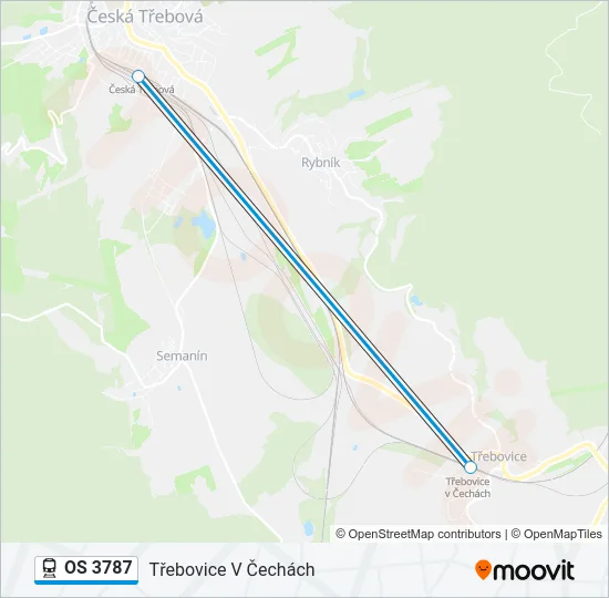 OS 3787 Train Line Map
