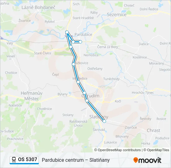 OS 5307 Train Line Map