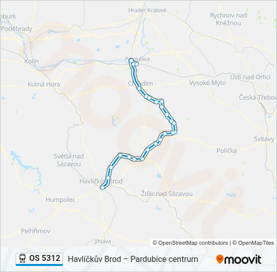 OS 5312 Train Line Map