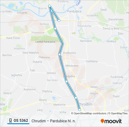 OS 5362 Train Line Map