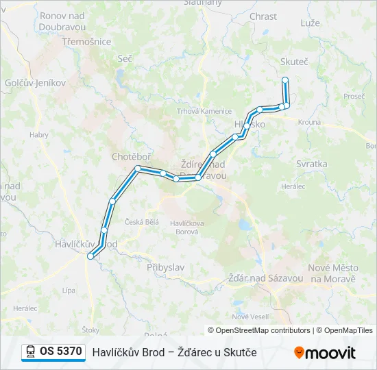 OS 5370 Train Line Map