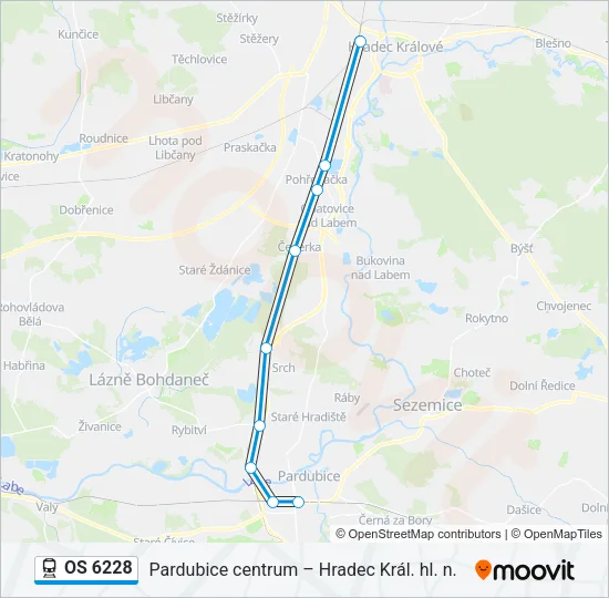 OS 6228 Train Line Map