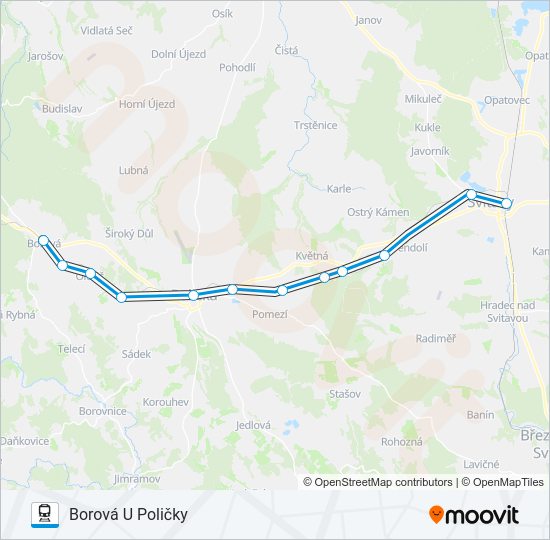 OS 15322 Train Line Map