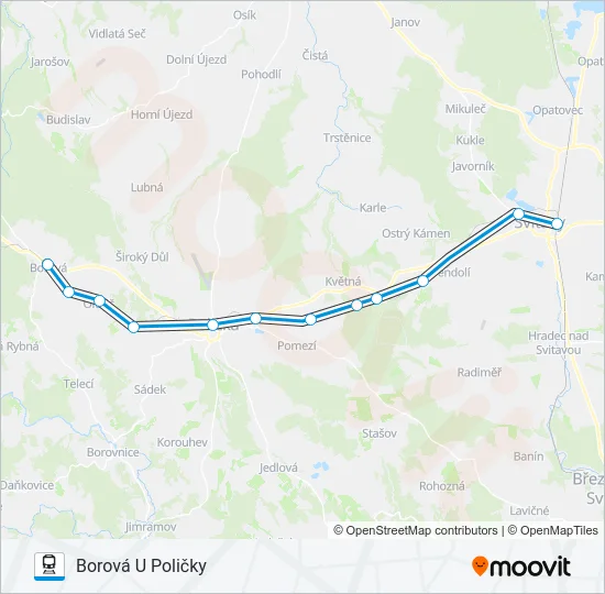 OS 15328 Train Line Map