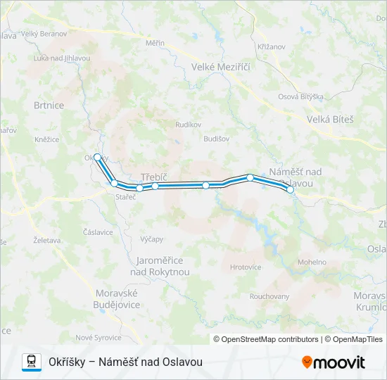 OS 22811 Train Line Map