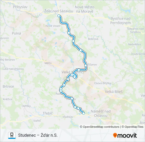 OS 24908 Train Line Map