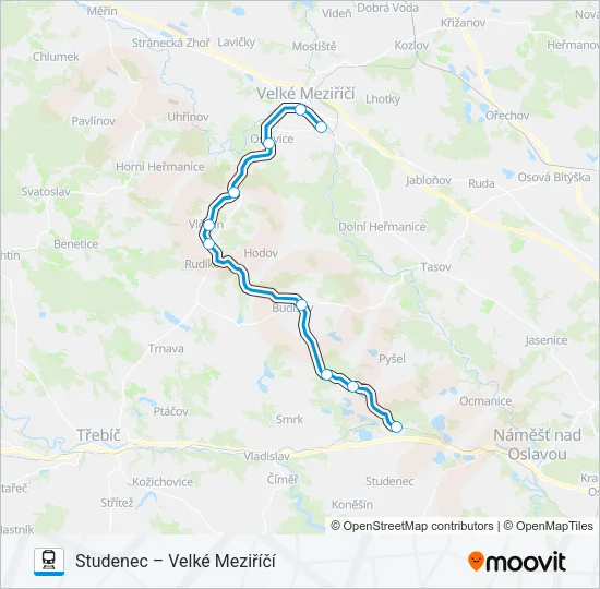 OS 24966 Train Line Map