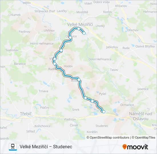 OS 24967 Train Line Map