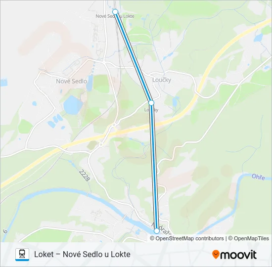OS 27143 Train Line Map